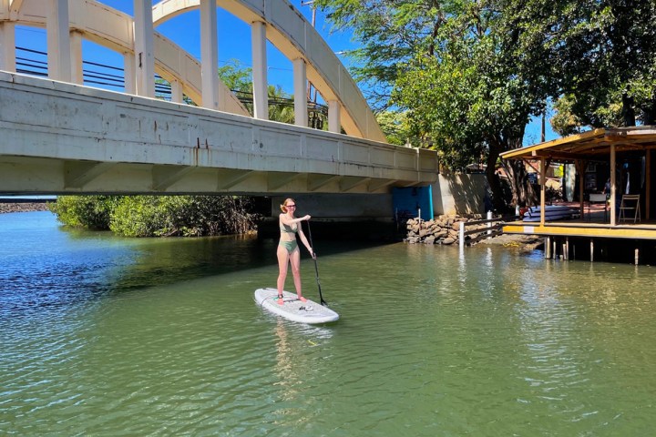 a bridge over a body of water